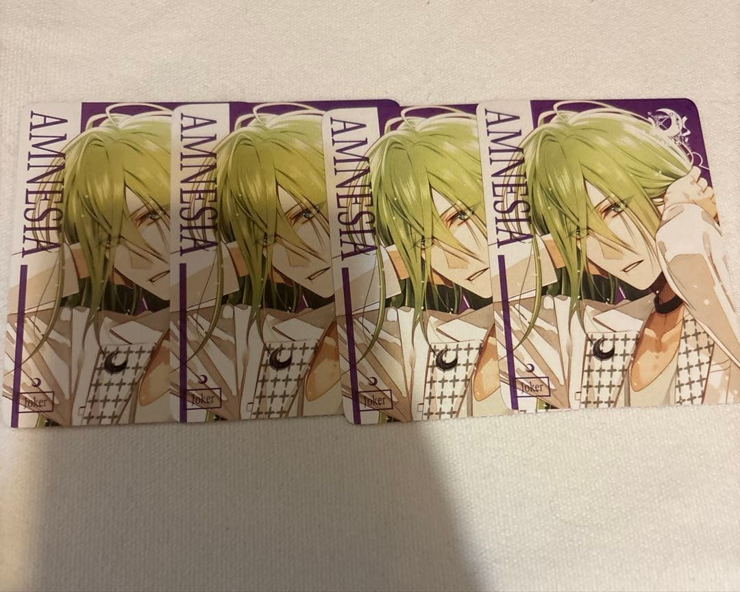 アムネシア AMNESIA バレンタイン パールカード ウキョウ 4枚セット