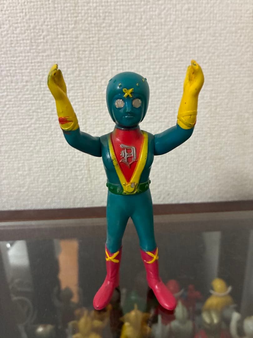 ダイヤモンドアイ　ポピー　ソフビ　当時物　特撮