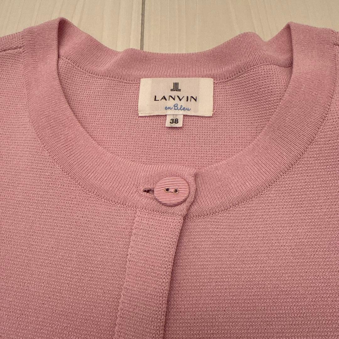 LANVIN en Bleu ピンクジャケット 38 - メルカリ