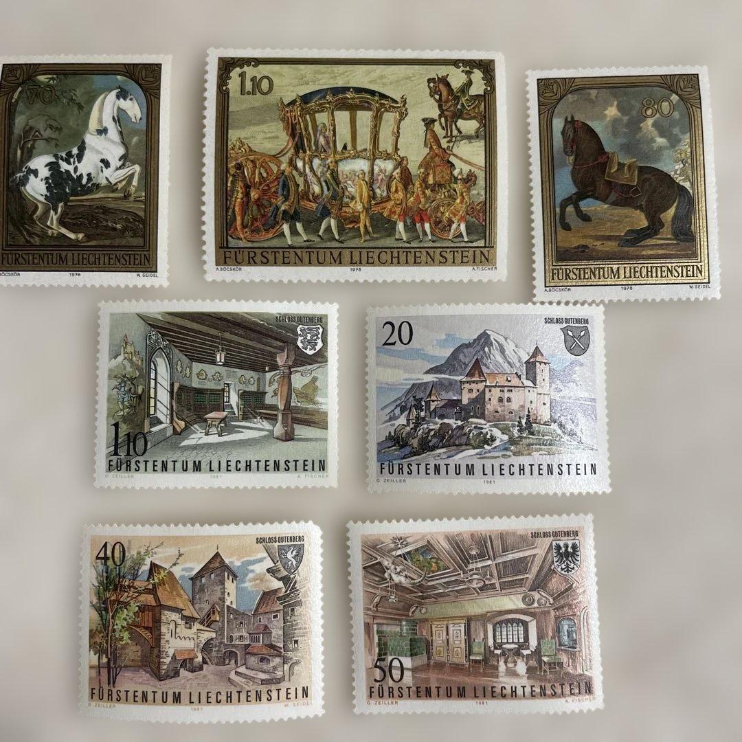 リヒテンシュタイン公国 切手7枚セット - メルカリ
