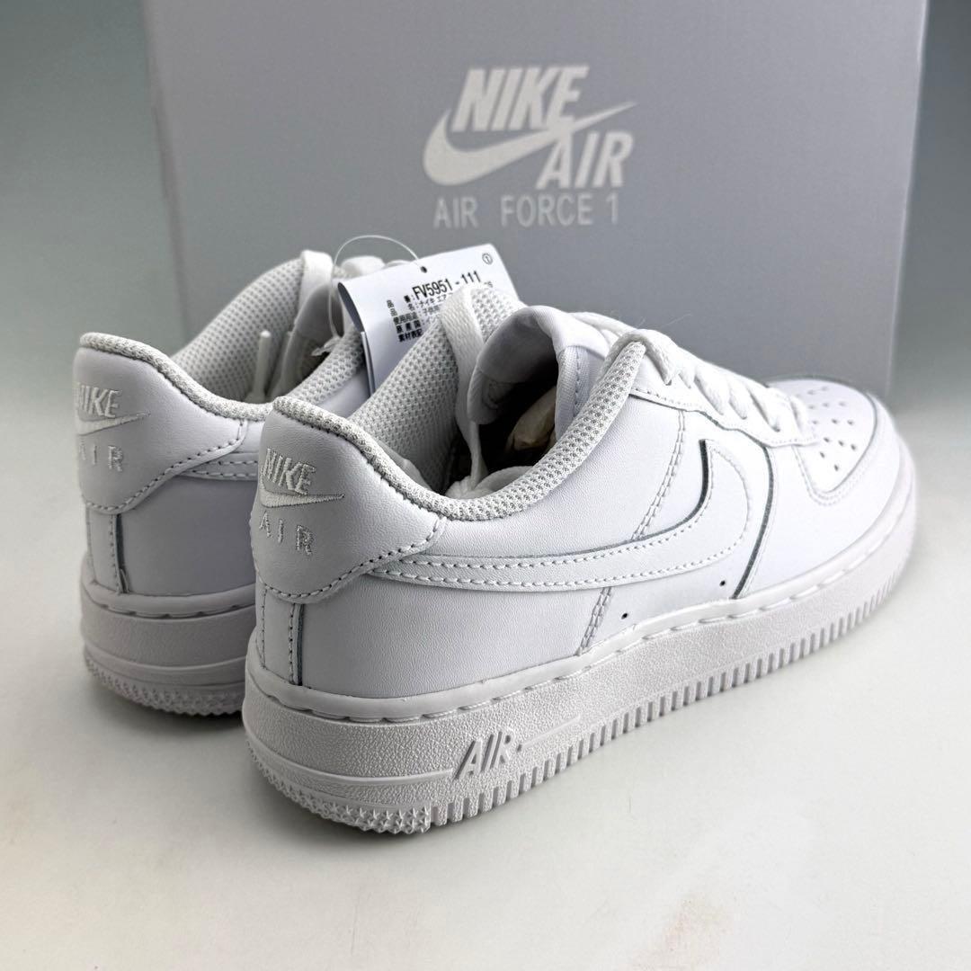 21.5cm ナイキ GS エアフォース1 LE \"ホワイト\" 白