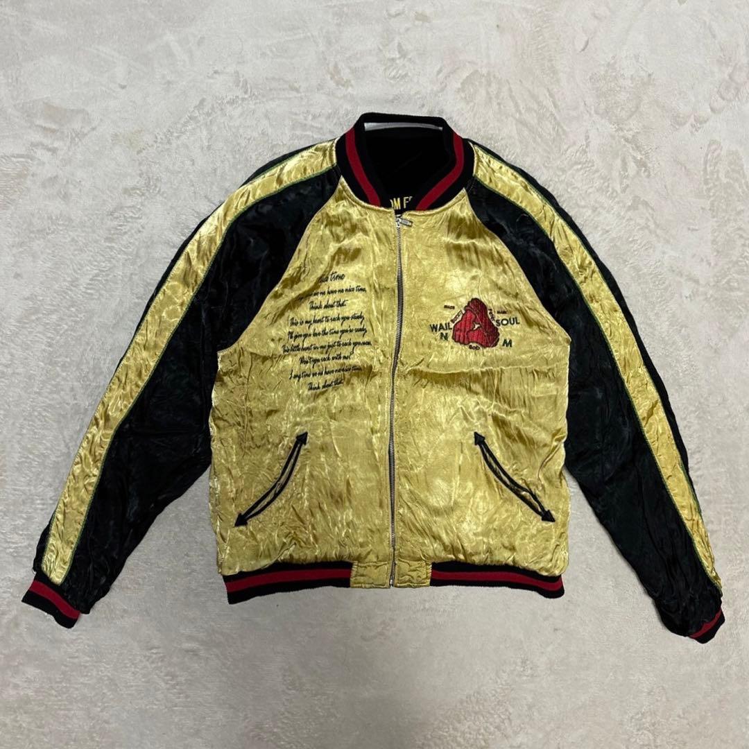 希少 BGCO リバーシブル ベロア スカジャン - メルカリ