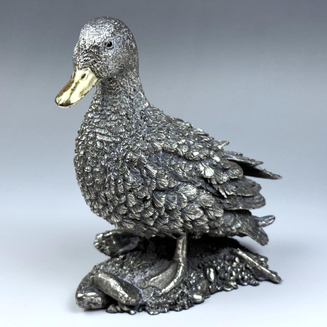 カントリーアーティスト スターリングシルバー アヒル 635g 英国 純銀張り カントリーアーティスト スターリングシルバー アヒル 635g 英国 純銀