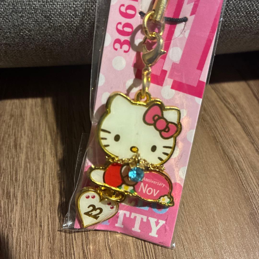 平成レトロ☆ハローキティ☆バースデーストラップ366day☆11月22日
