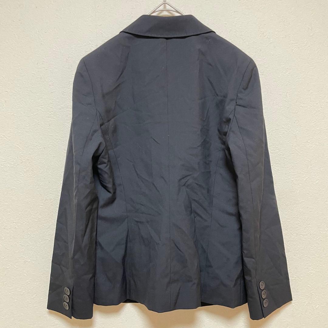 HANAE MORI ハナエモリ テーラードジャケット 黒 オフィス フォーマル