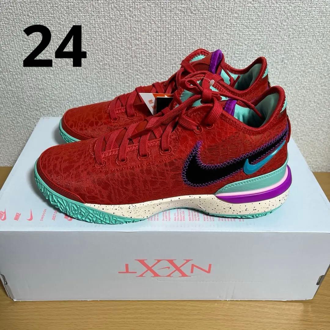 新品 ZOOM LEBRON NXXT GEN EP 赤 24cm Nike Zoom Lebron Nxxt Gen Ampd James Gang University Red Sz 13