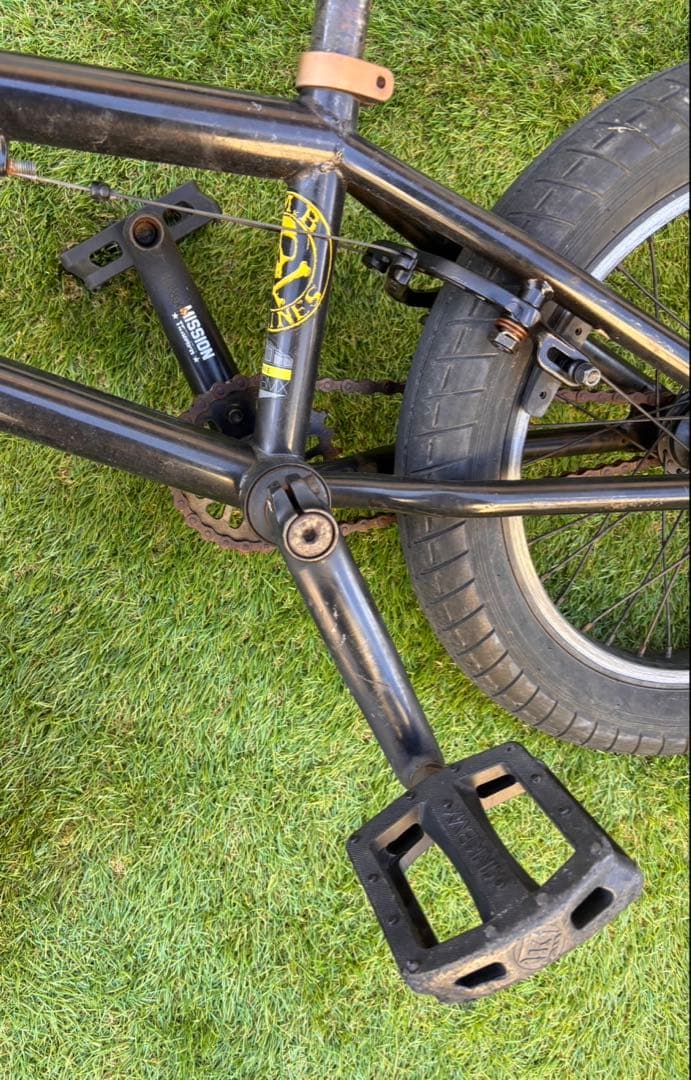 直接引き取り】BMX KINK 16インチ 子供用 ブラック - メルカリ