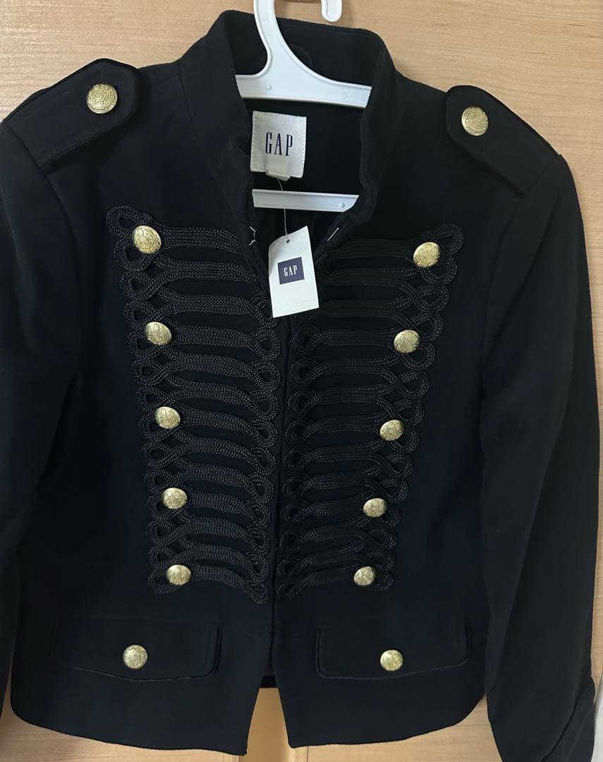 GAP ギャップ ナポレオンジャケット ショート丈 金ボタン エポレット