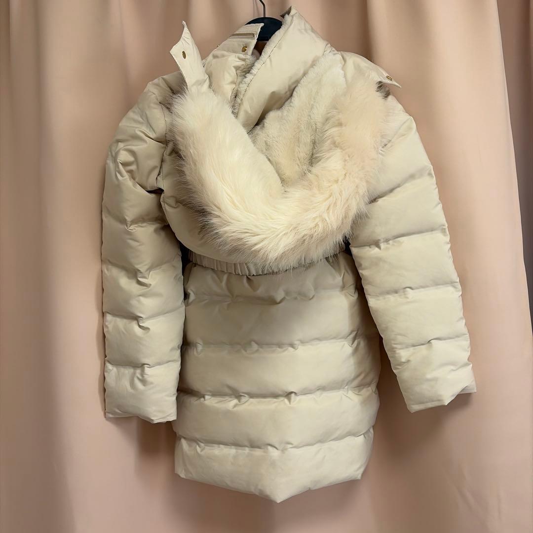 ZARA 撥水加工入りウィンドブレーカーフード付きダウンジャケット オフ