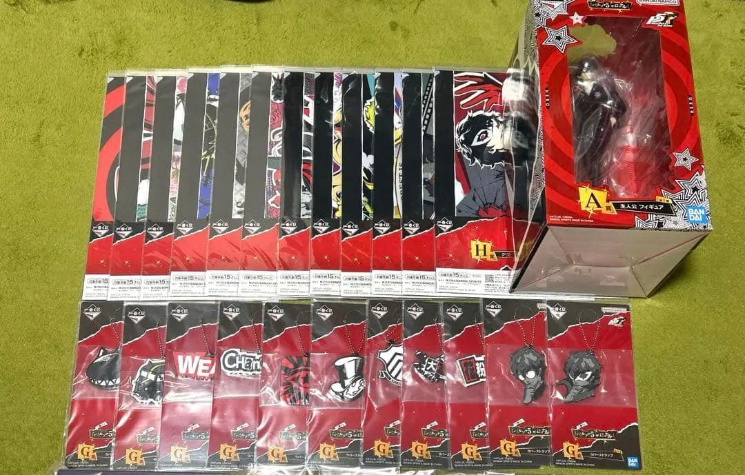 一番くじ ペルソナ5 A賞 主人公 フィギュア G賞ラバスト H賞クリア