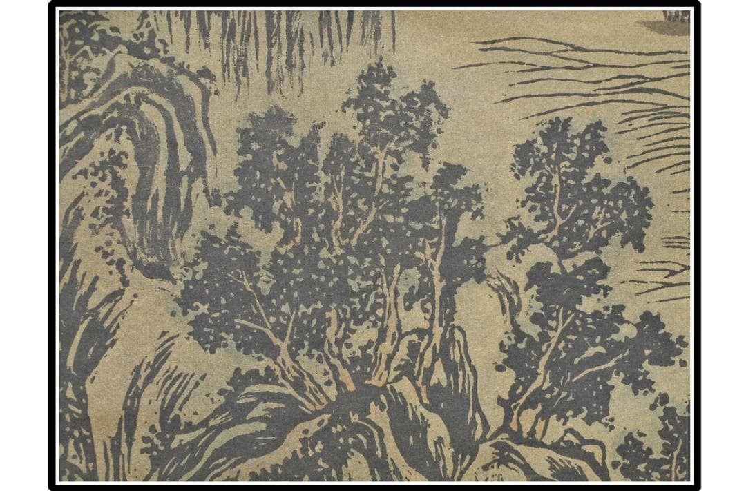 時代の掛軸　肉筆保証　蔵整理 不用品処理　日本　 X923C16-7