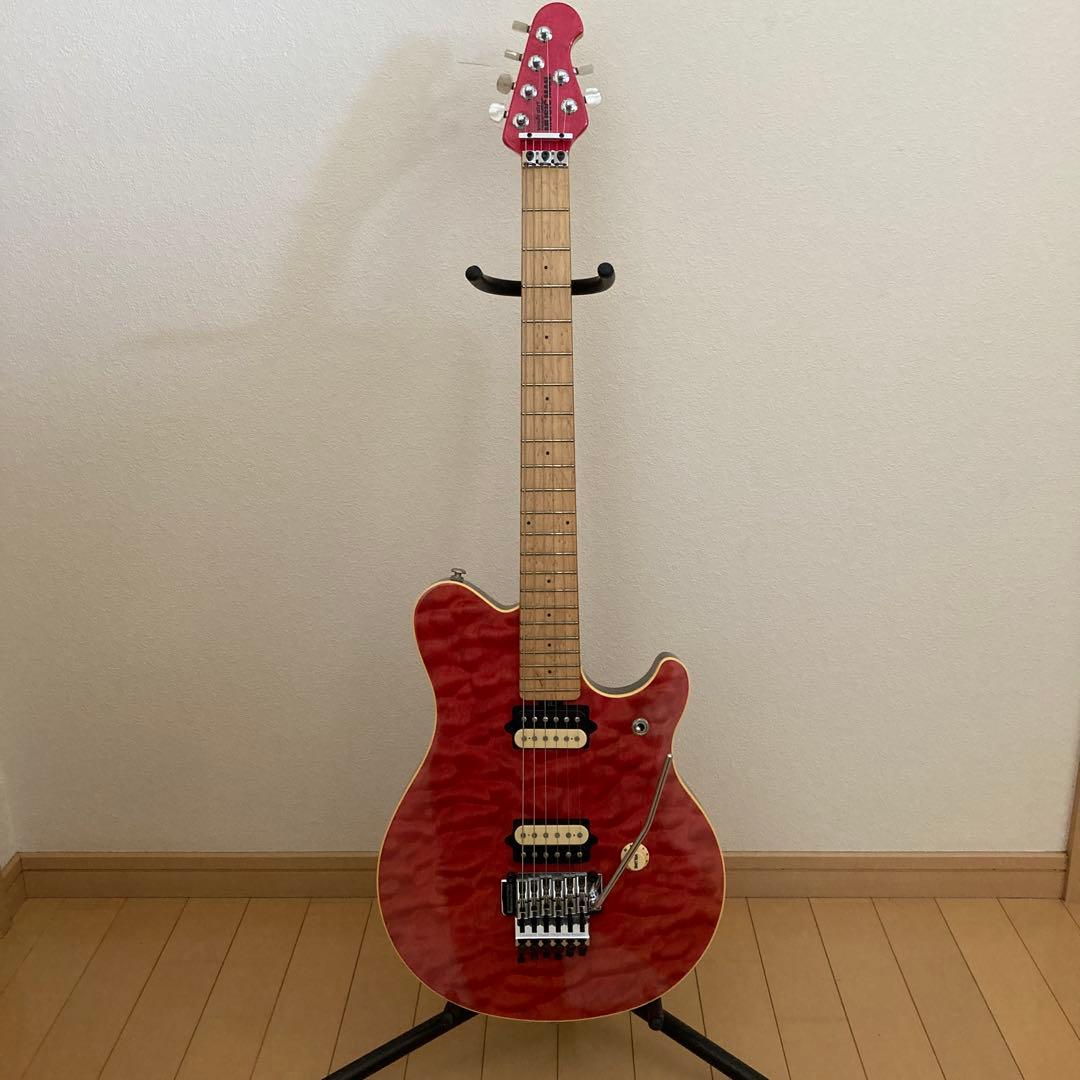 ミュージックマン　Axis ex ピンク Brush eight / 【SOLD】Musicman AXIS EX PINK Quilt