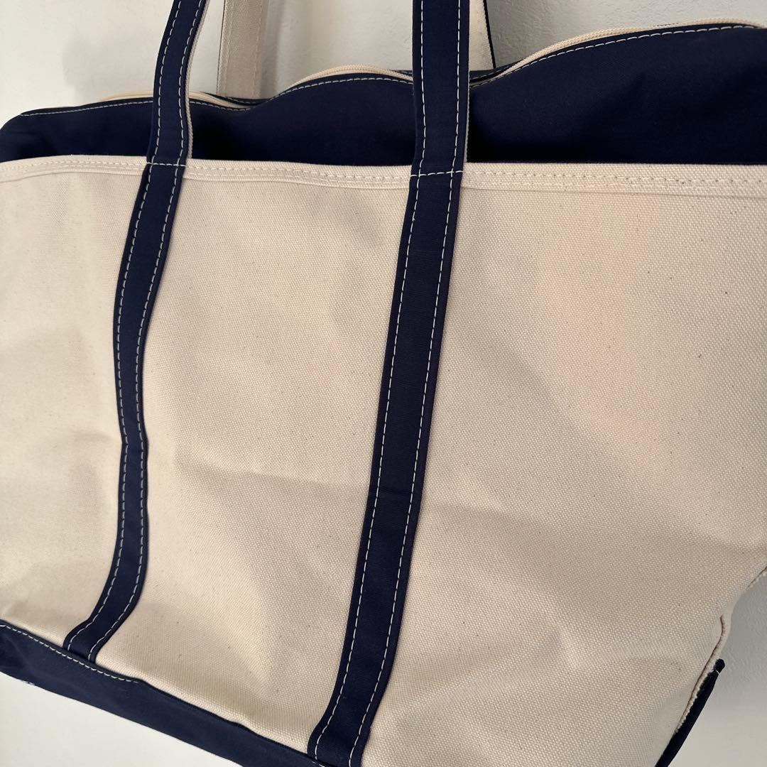 【L.L.Bean】USA製 ボートアンドトート ラージ ネイビー 新品未使用