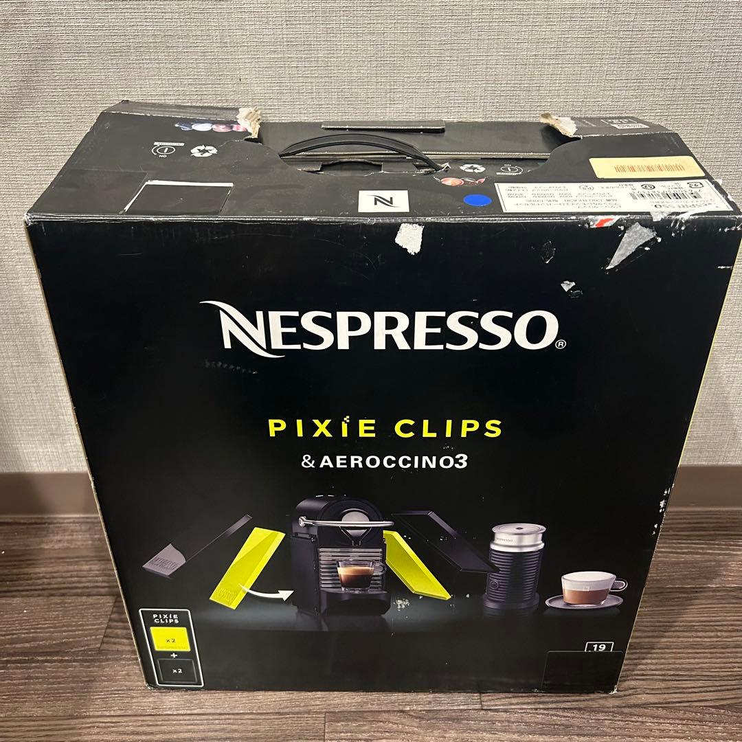 ネスプレッソ コーヒーメーカー ピクシークリップ C60-BY-A3B ネスプレッソ ピクシークリップ C60-BY [ブラック&レモンイエロー