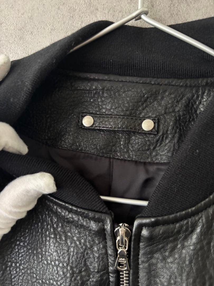 シュタイン stein シュリンクレザージャケット ジップアップ - メルカリ