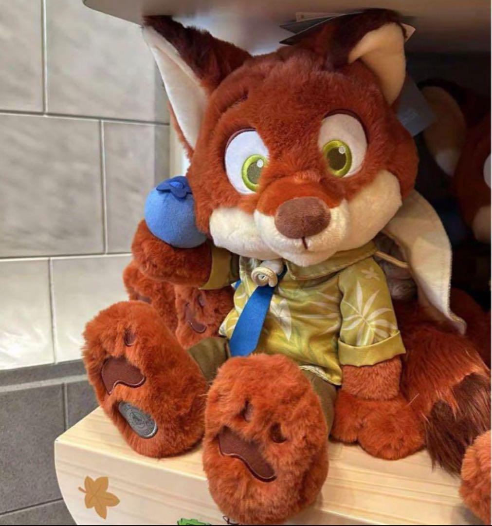上海ディズニー ズートピア ニック 新作 ぬいぐるみ - メルカリ