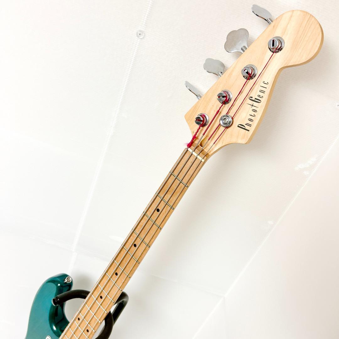 美品 Photogenic ジャズベ 緑 ベース グリーン 初心者 レアカラー