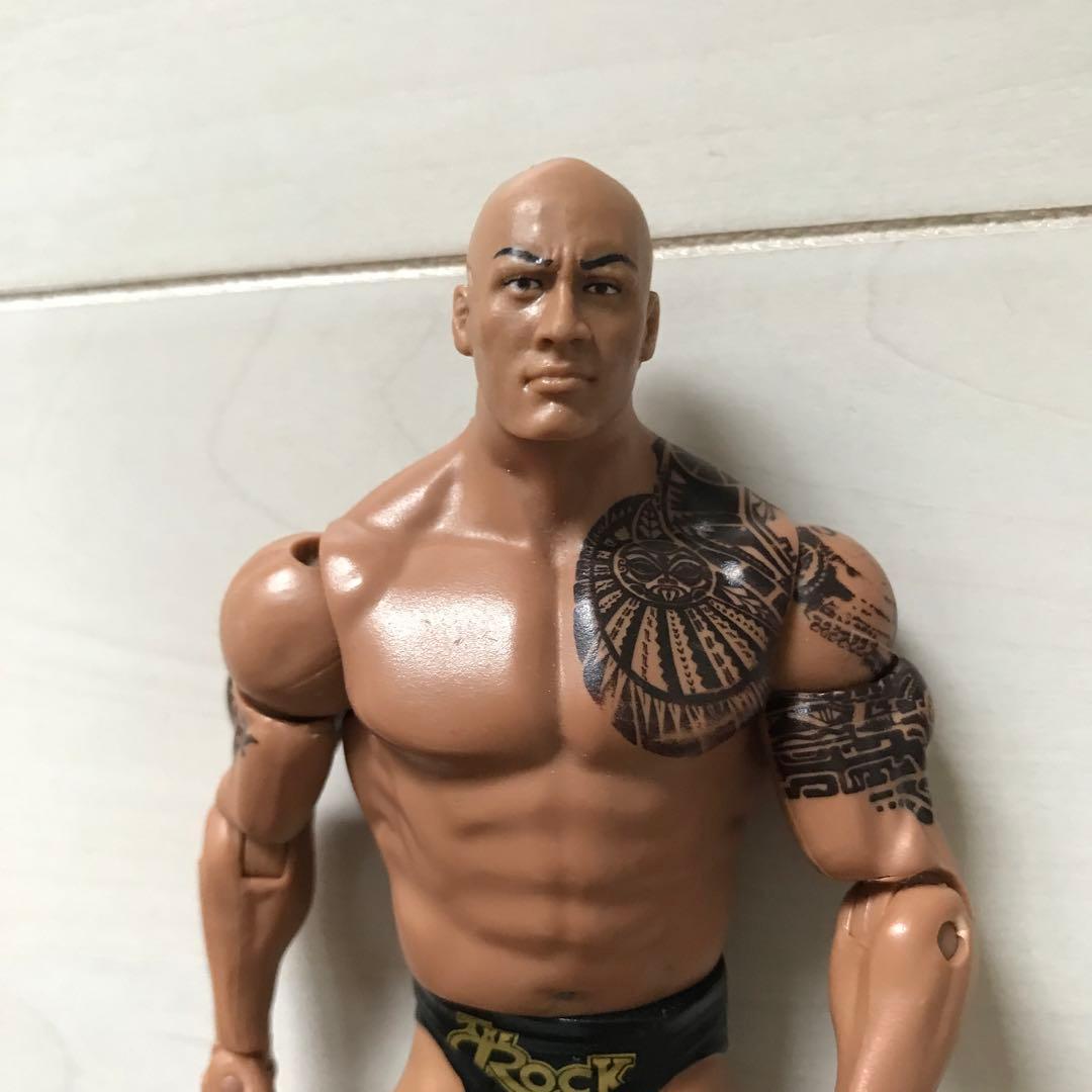マテル WWEリング ジョン・シナ ザ・ロック フィギュアセット - メルカリ