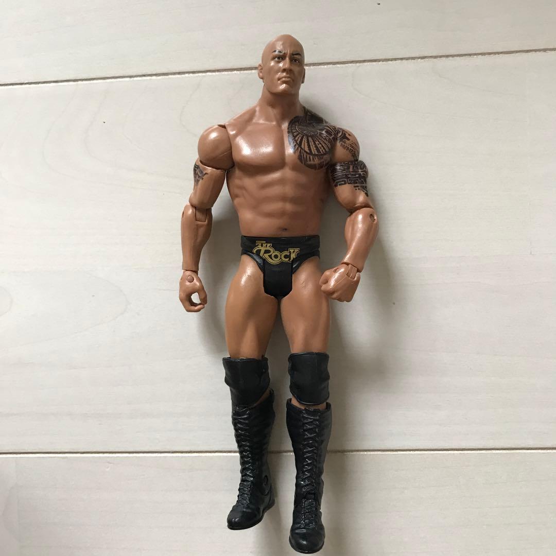 マテル WWEリング ジョン・シナ ザ・ロック フィギュアセット - メルカリ