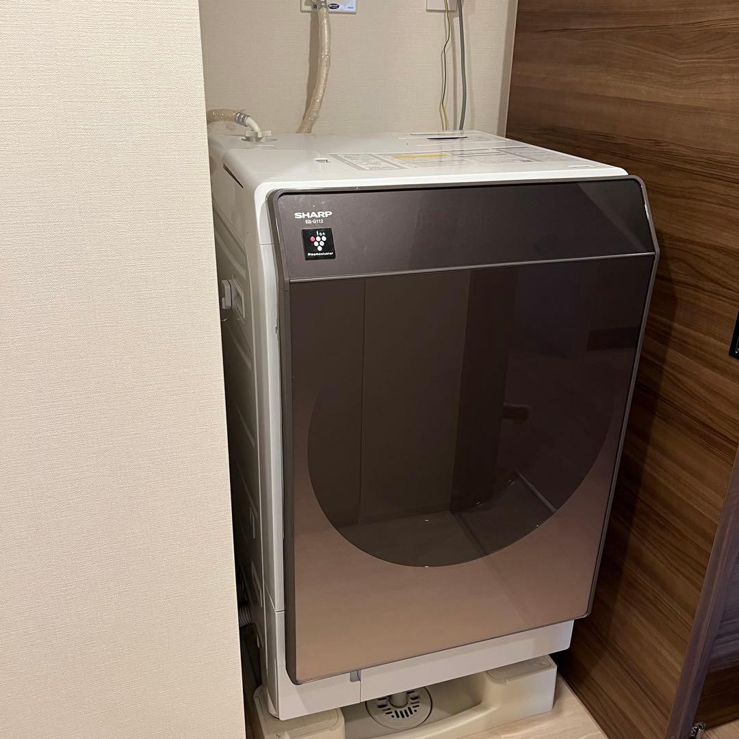 SHARP ドラム式洗濯機 ES-G112 本体　送料込み価額 SHARP - SHARP ドラム式洗濯機 ES-G112 本体 送料込み価額の通販 by
