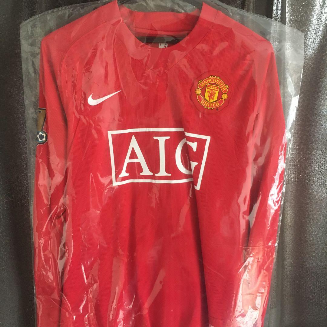 土日価格‼️07-09Manchester United Ronaldo 7 M 2007-09 Manchester United Home Shirt Ronaldo #7 - 7/10 - (XL)