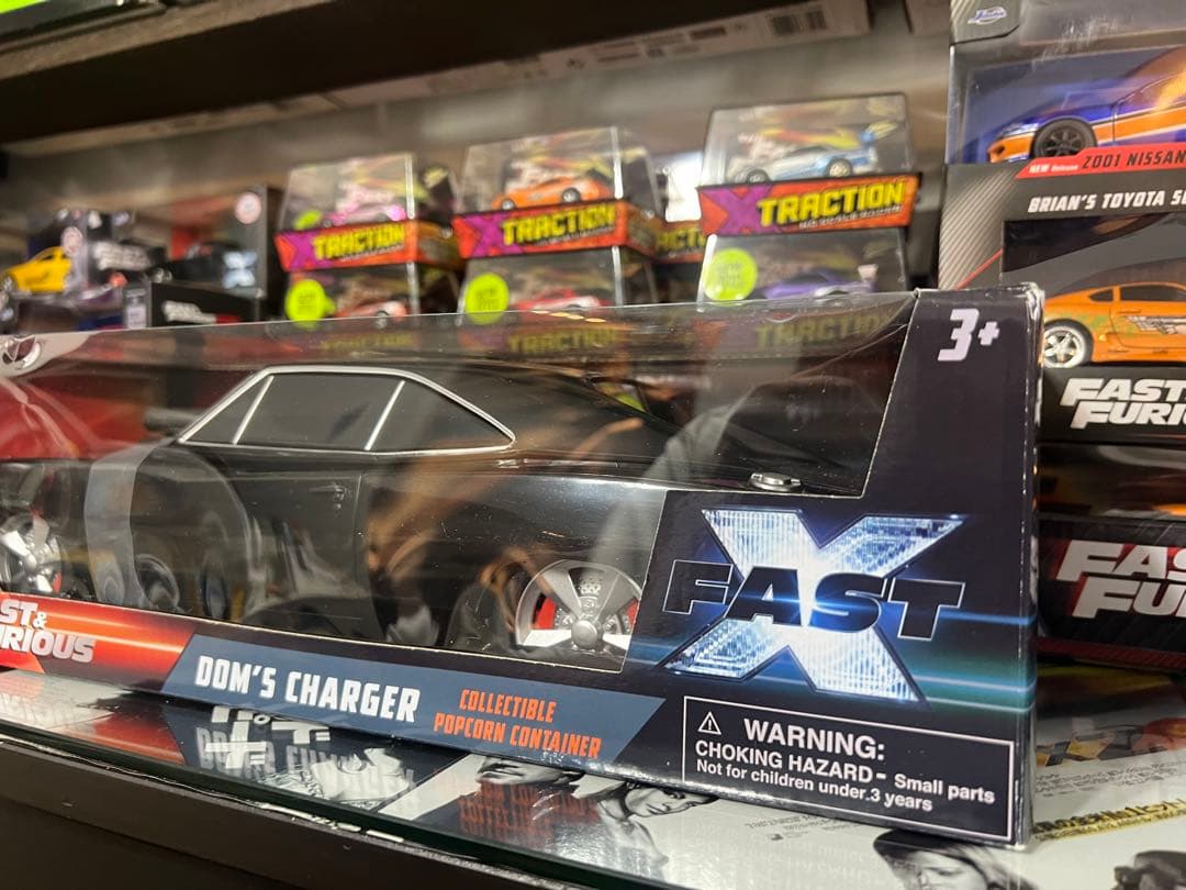 希少】超特大 ワイルドスピード ミニカー ポップコーンバケット