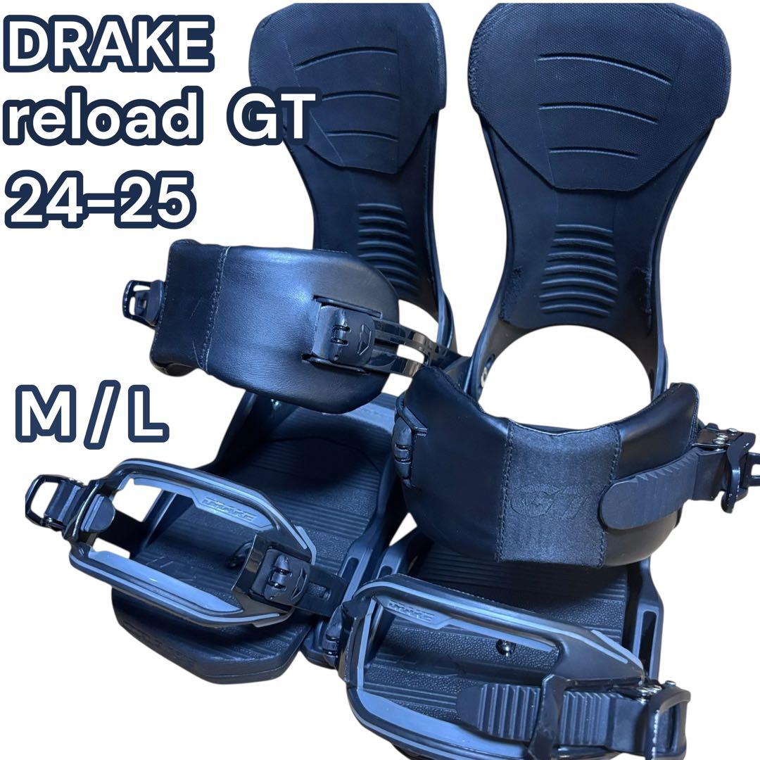 DRAKE スノーボード　バインディング RELOAD GT 24-25ブラック 楽天市場】【即納】 24-25 DRAKE RELOAD GT ｶﾗｰ:BLACK GREY MLサイズ