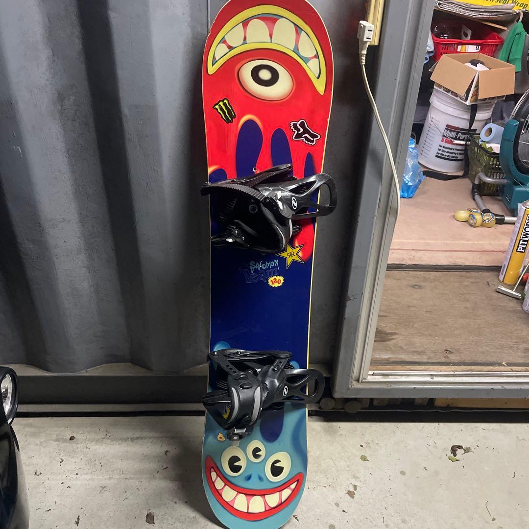 Salomon スノーボード 120バートンブーツ21 3点セット SALOMON(サロモン) スノーボード 板 メンズ 3点 セット スノボ