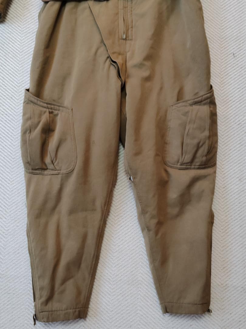 当時物】旧日本軍 陸軍航空隊 パイロット つなぎ 四號 昭和16年製