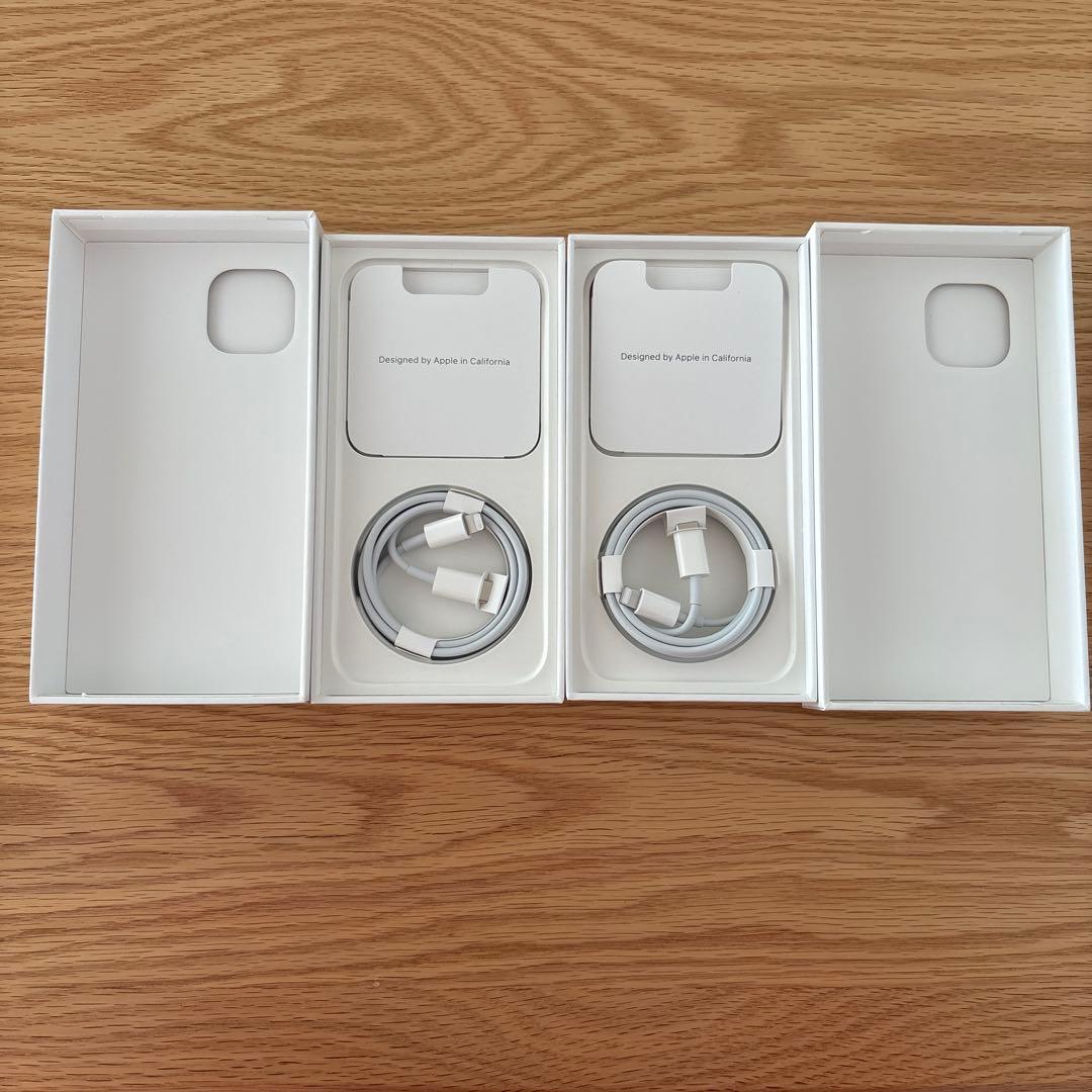 iPhone14 箱とケーブル スターライト・ミッドナイト ※バラ売り可能