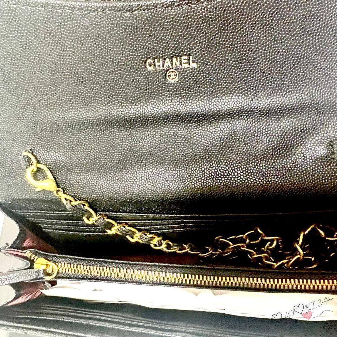 大人気✨️❤CHANEL❤チェーンウォレット ブラック 正規非売品