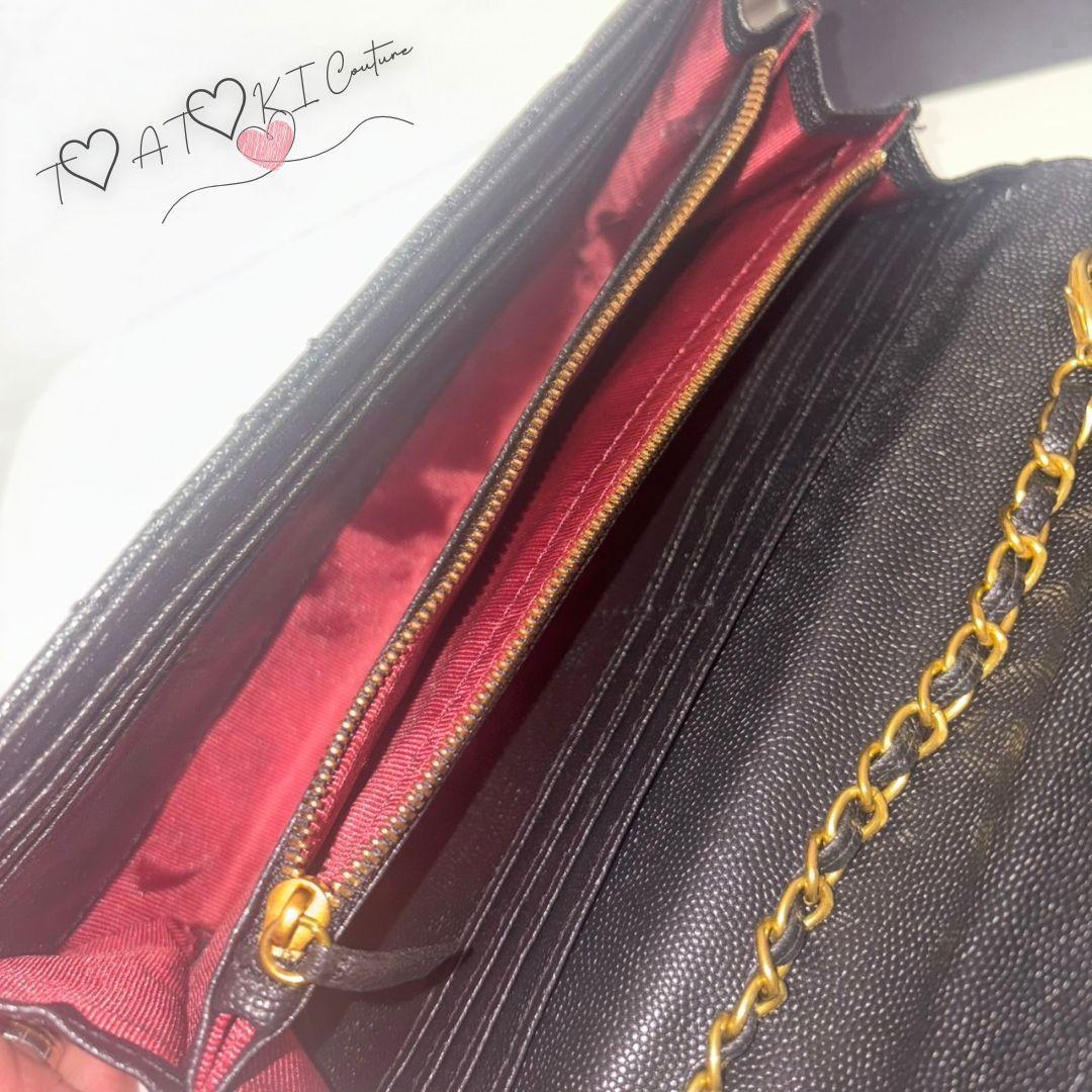 大人気✨️❤CHANEL❤チェーンウォレット ブラック 正規非売品
