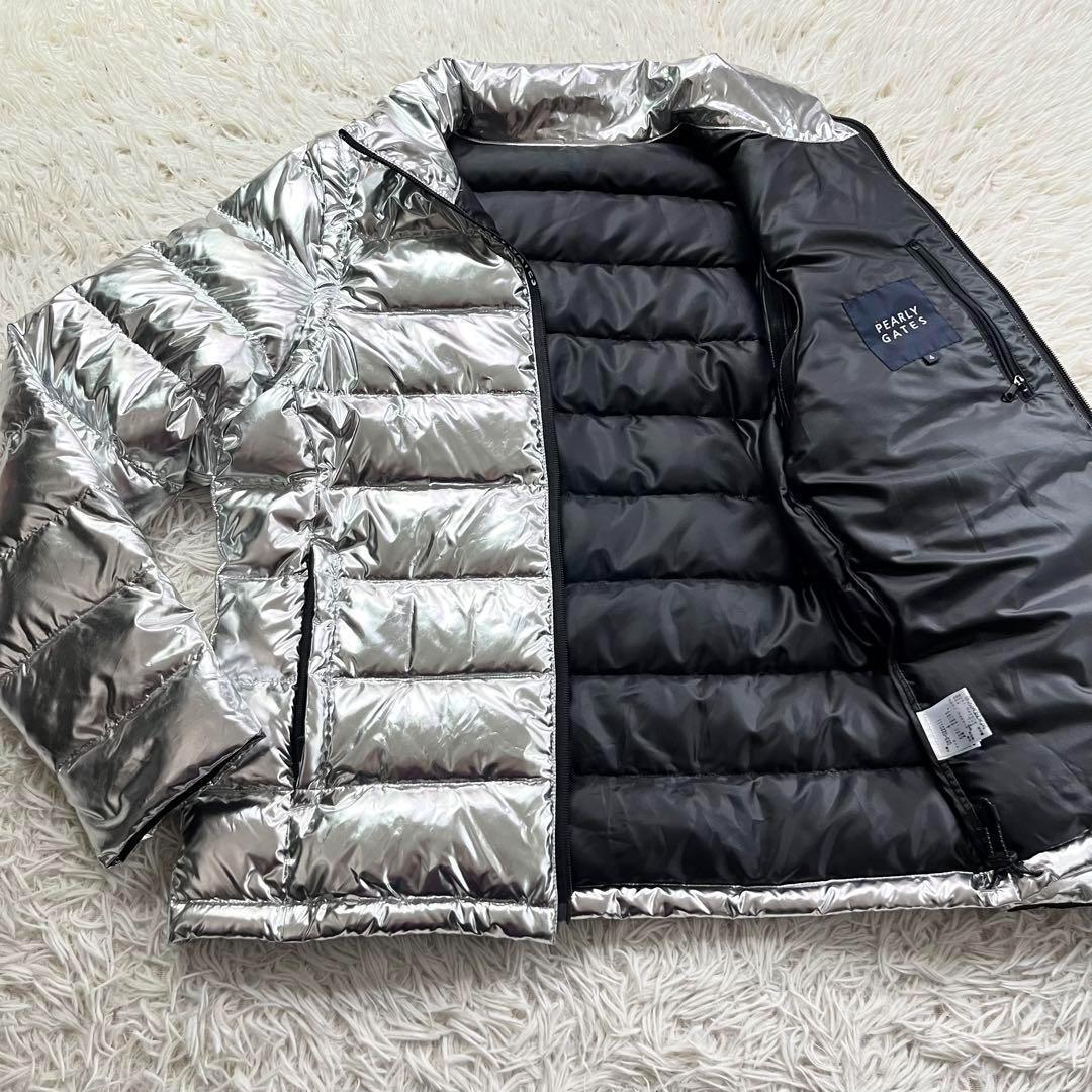 希少】パーリーゲイツ プラチナダウンブルゾン ベスト 2way シルバー 4