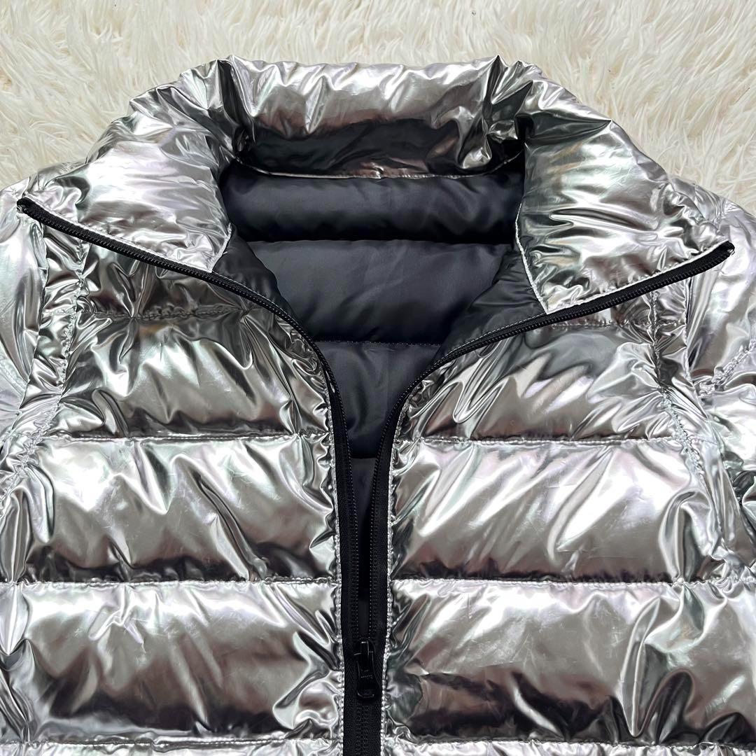希少】パーリーゲイツ プラチナダウンブルゾン ベスト 2way シルバー 4