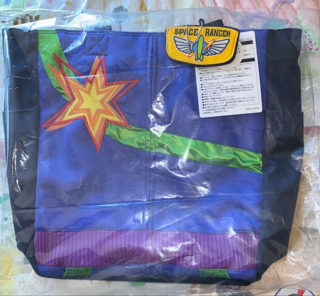 【トートバッグ】ディズニー アストロブラスター バズライトイヤー トイストーリー バズ・ライトイヤーのアストロブラスター衣装をアップサイクル 東京