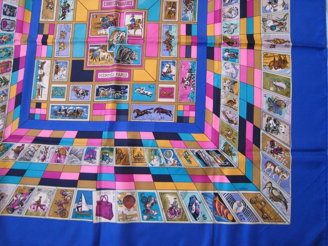 エルメス カレ90 シルクスカーフ 箱付き シミあり スイス購入 - メルカリ