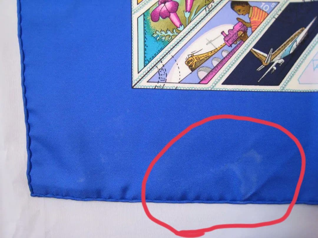 エルメス カレ90 シルクスカーフ 箱付き シミあり スイス購入 - メルカリ