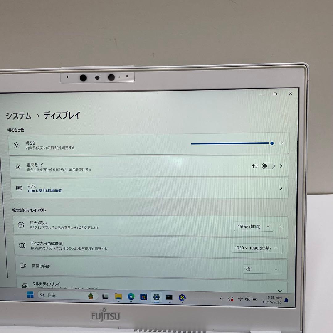 610 富士通 LIFEBOOK UH75/D3 i7-8565U 8GB - メルカリ