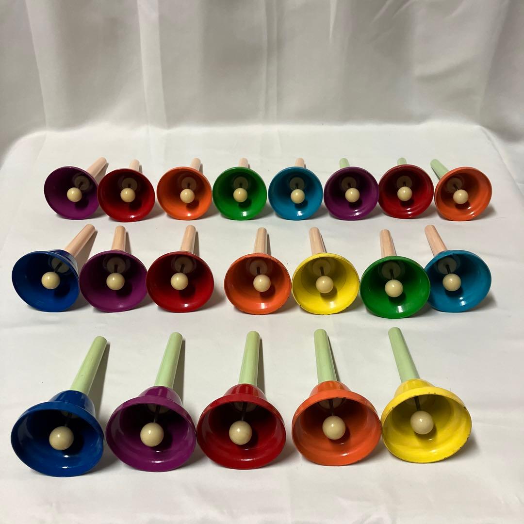 ハンドベル ウチダ ミュージックベル MB-C 20音 演奏 クリスマス