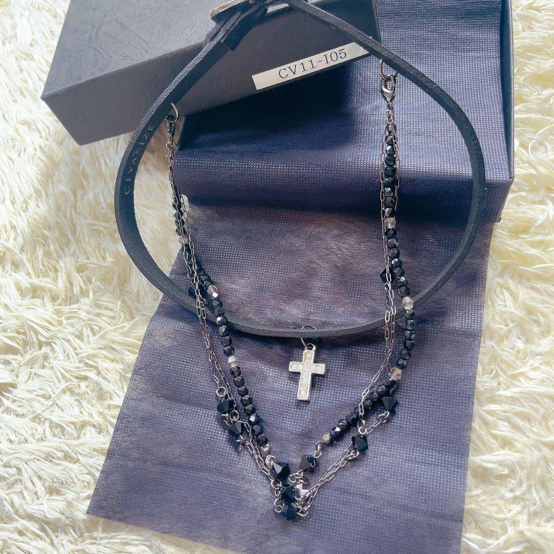 CIVARIZE シヴァーライズ チョーカー y2k V系 十字架 ネックレス