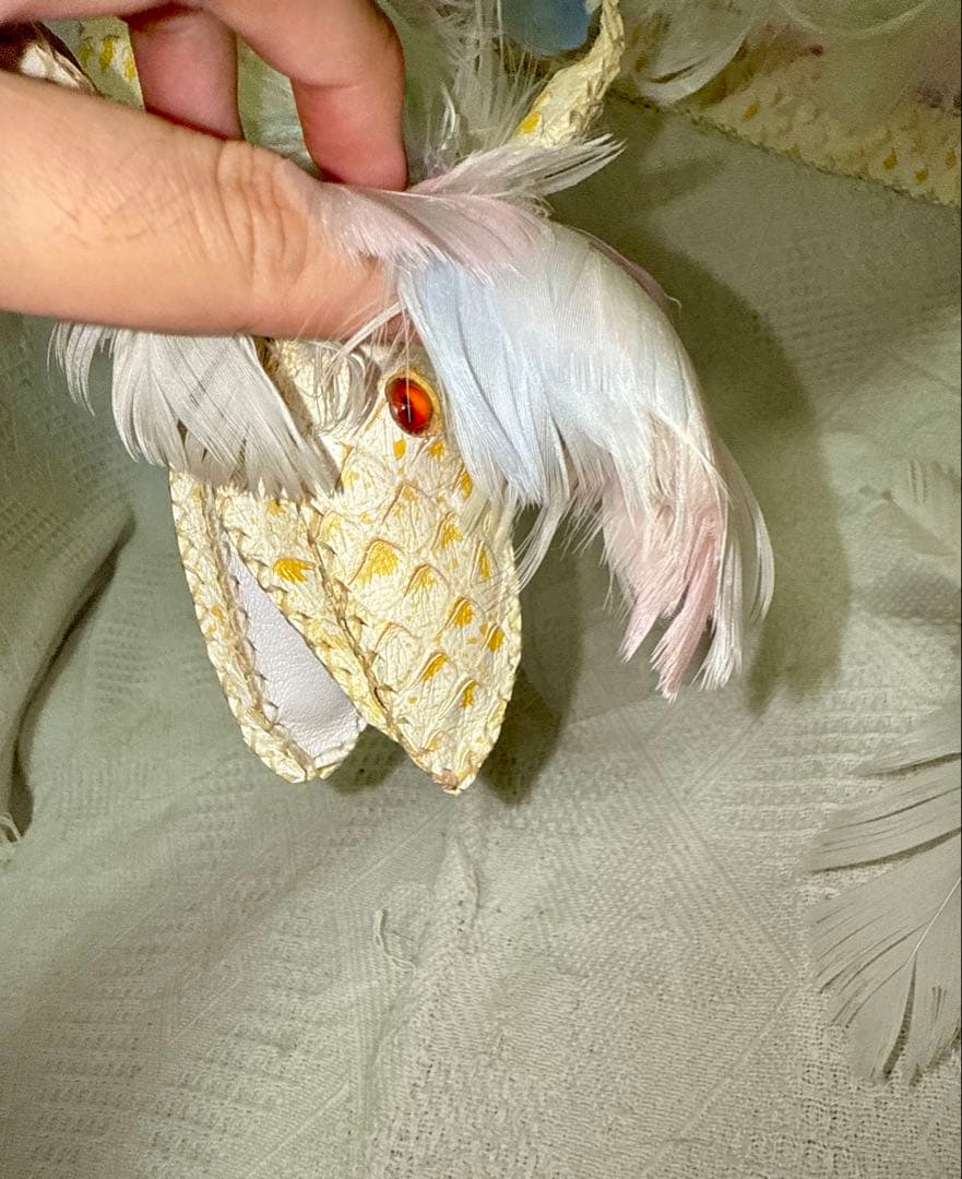 【レザー】アートドール　蛇　ドラゴン②《ハンドメイド》　artdoll