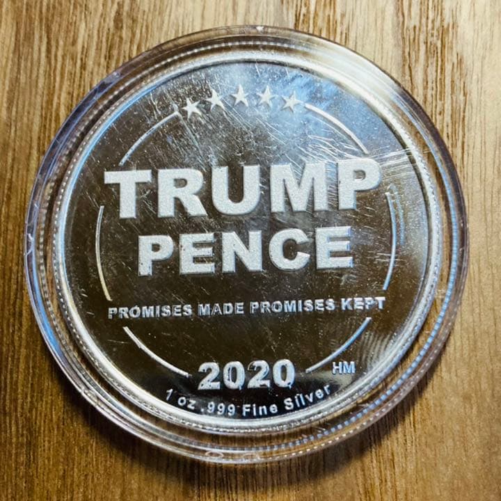 トランプ大統領 1オンス 銀貨 スペースフォース - メルカリ