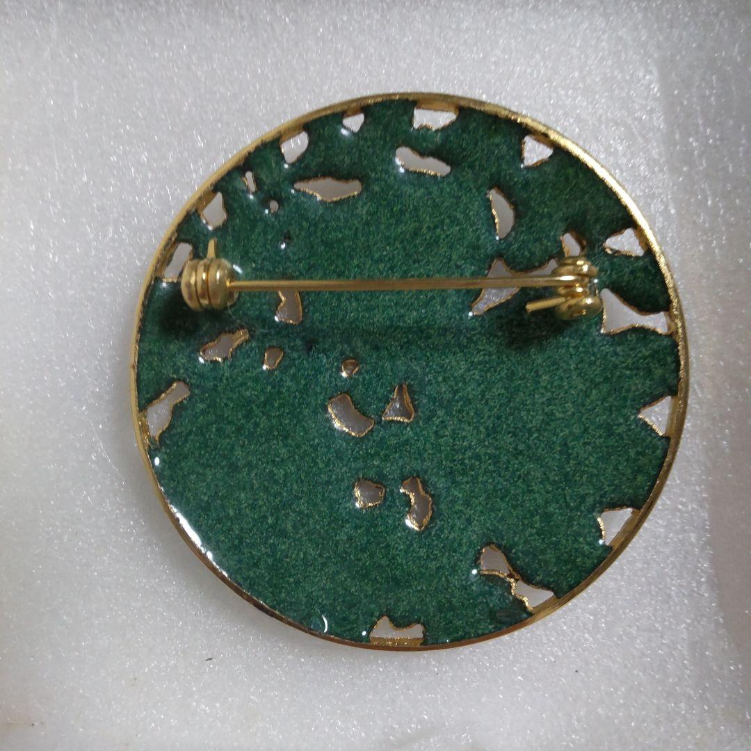 七宝焼 京都 稲葉七宝 京七宝 ブローチ 薔薇 透かし エレガント - メルカリ