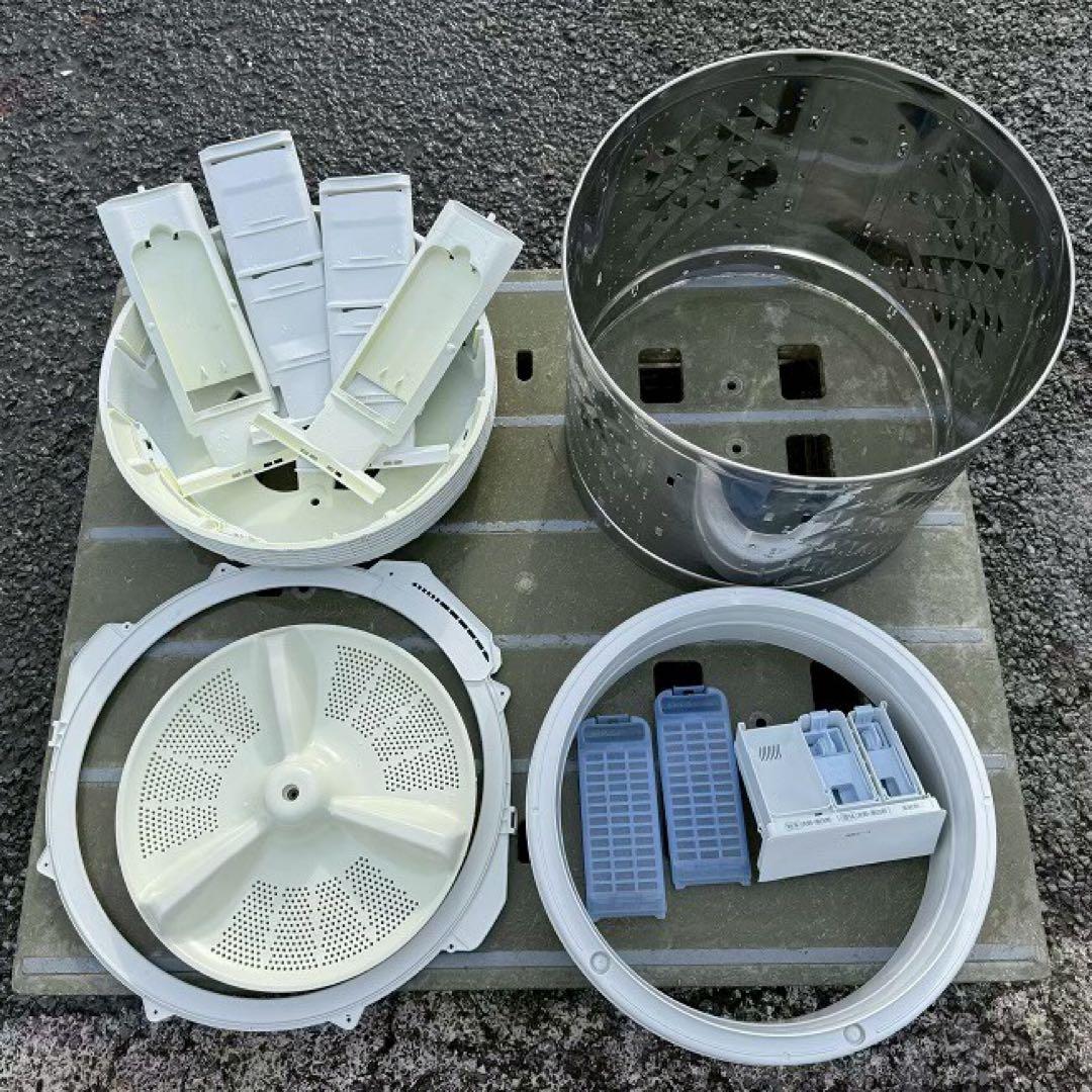 東京23区配送無料 パナソニック 縦型洗濯機 NA-FA100H 分解清掃済み