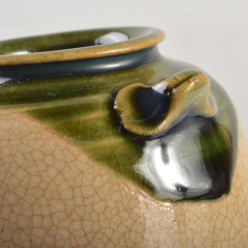 茶道具 松本鐵山造 織部 茶入 共箱 V 6324 - メルカリ