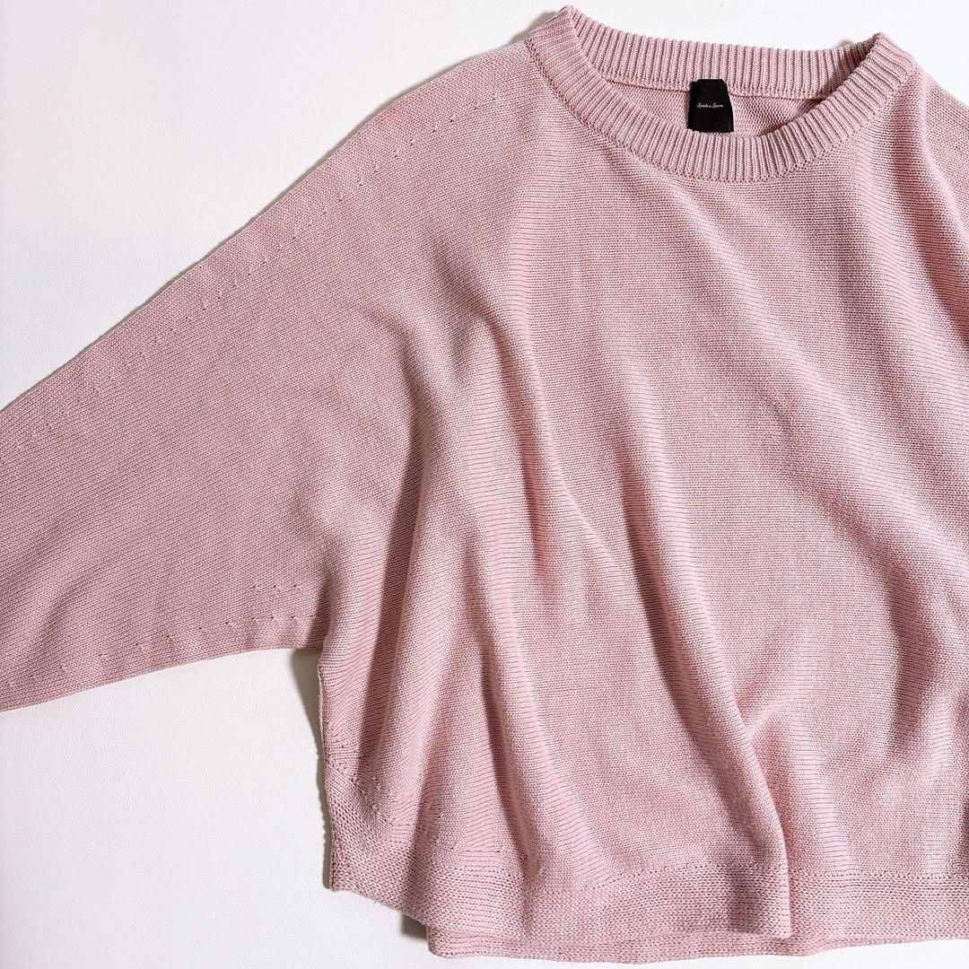 Spick & Span 2025年 バルキーヤーンドルマンロングリブニット