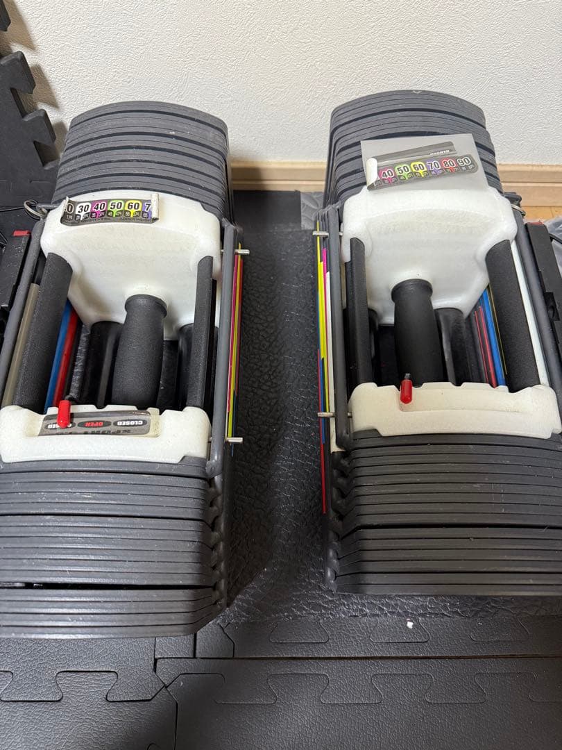 みや 可変式ダンベル 40kg 2個セット　引き取り限定福岡市 みや 可変式ダンベル 40kg 2個セット 引き取り限定福岡市 みや 可変式