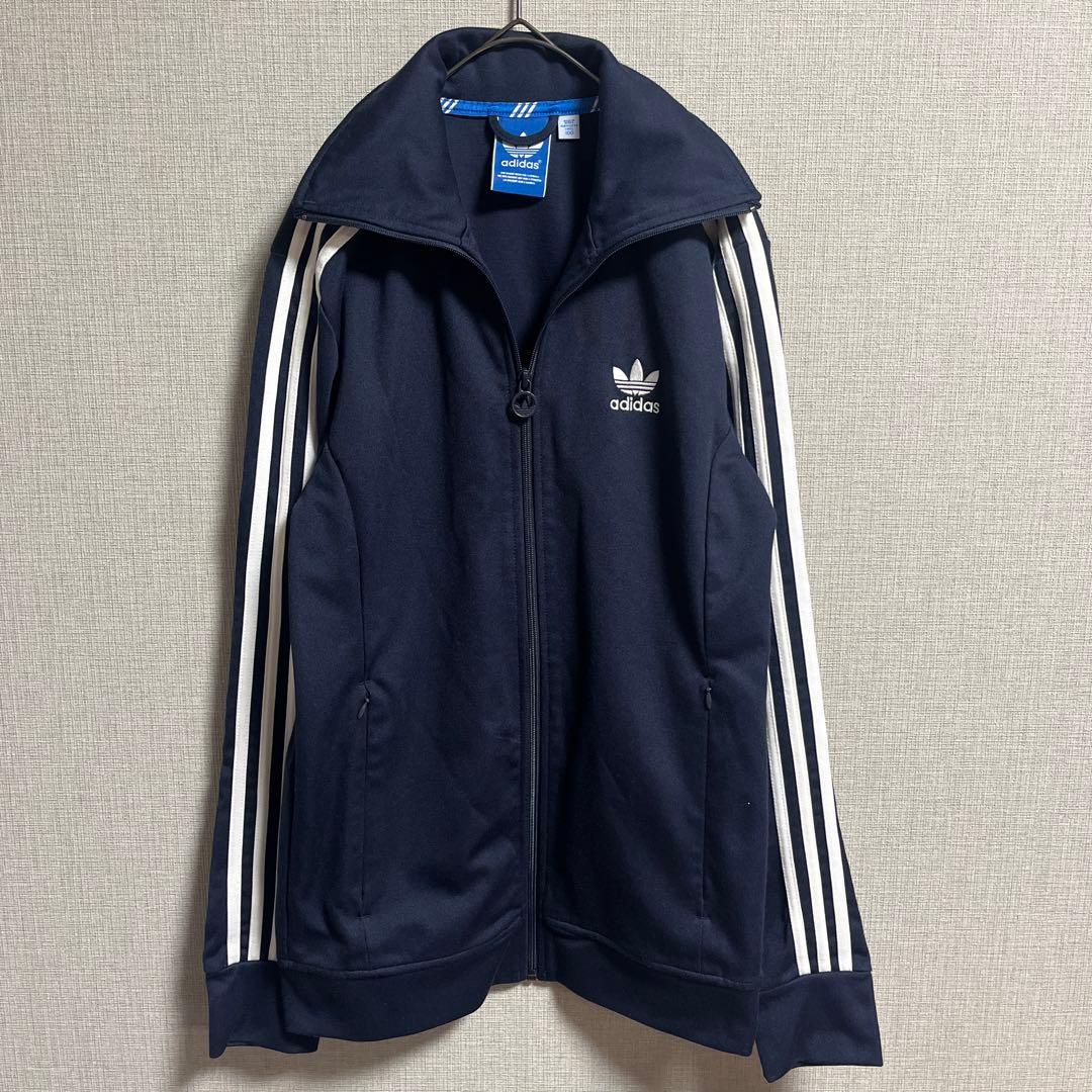 アディダスオリジナルス トラックジャケット ネイビー ジャージ XL 紺