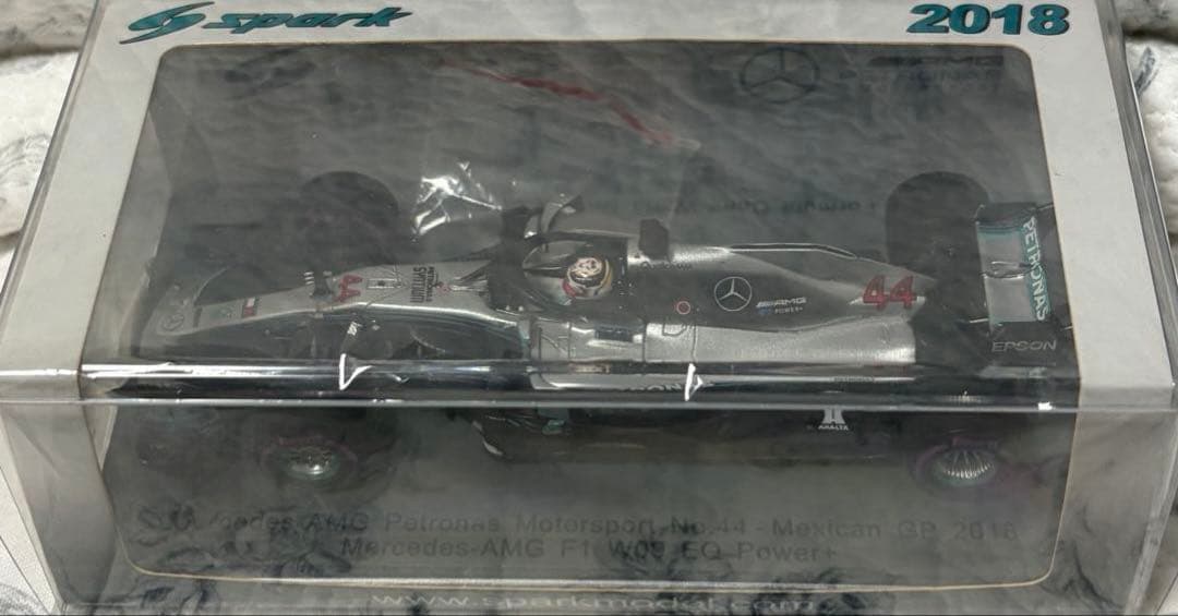 スパーク 1/43 メルセデスW09ハミルトン2018メキシコ4位WC - メルカリ