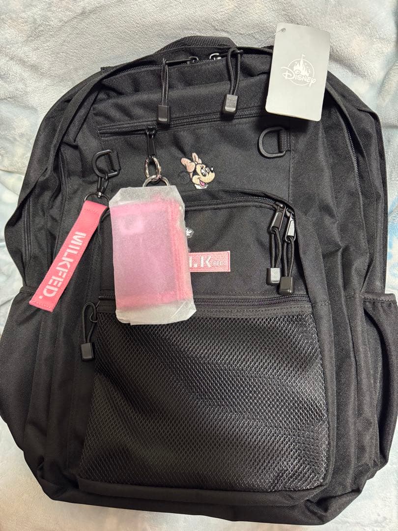 MILKFED.】ミニー リュックサック・バックパック チャーム・ポーチ付き